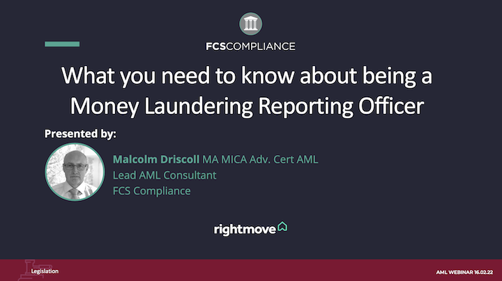 What you need to know about being a Money Laundering Reporting Officer
