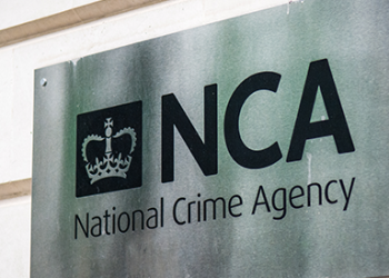 The NCA plaque on a wall