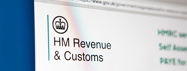 Looking at the HMRC website on a computer