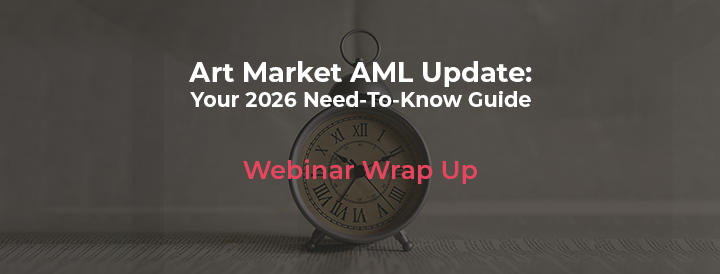 A clock with a black opacity over it, with the title of the article